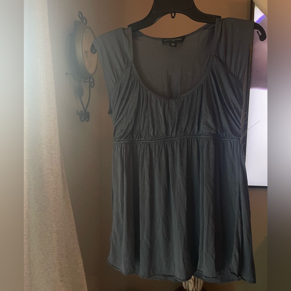 Banana republic light blue blouse